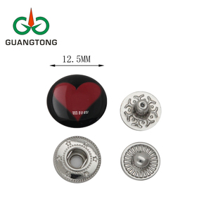 Biểu Tượng Tùy Chỉnh 12.5Mm Mùa Xuân Bốn Phần Kim Loại <span class=keywords><strong>Snap</strong></span> Nút Vòng Hình Dạng Brass <span class=keywords><strong>Snap</strong></span> Nút Chốt Cho Da - Product Image 4