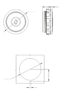 Khóa nút thang máy sử dụng cho cảnh sát thang máy và lop tùy chỉnh cho thang máy hành khách và thang máy - Product Image 3