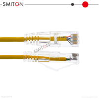 0.5FT 1FT 3FT 7FT Cat6 Utp Cable de parche Delgado 28AWG 30AWG Cable de parche delgado para ahorrar espacio