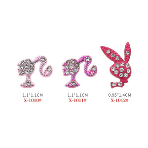 Calcomanías 3D de lujo para decoración de <span class=keywords><strong>uñas</strong></span> de conejo <span class=keywords><strong>rosa</strong></span>, accesorios de plástico de aleación, piezas de Metal para decoración de manicura, suministros de papel para <span class=keywords><strong>uñas</strong></span> - Product Image 4