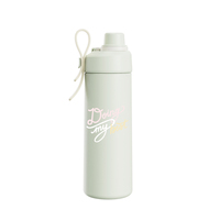 Termo de Viaje de Acero Inoxidable, Aislado al Vacío, Ecológico, Portátil, de 21 oz, a Prueba de Fugas, para Adultos y Niños, para Camping