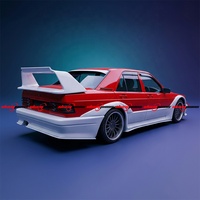 Pare-chocs Mercedes Classe C 190E W201 1993-2000 de haute qualité à bas prix avec kit de tuning AMG EVO II en matériau FRP à fixation par boulons
