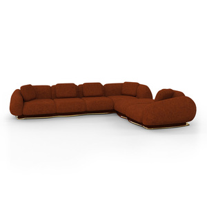 Foshan High End Art Luxury Fabric Set Luxurious Luxury Living Room DV-OPUS-BOCAS Prod High Quality Modern Living Room <b>Sofas</b> Fosh - Product Image 2