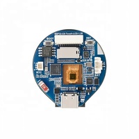 ESP32-C6 Papan Pengembangan Layar Sentuh LCD 1.28 inci Resolusi 240*240 65K Warna Mendukung Wi-Fi6 2.4GHz dan BLE5 Tanpa Casing