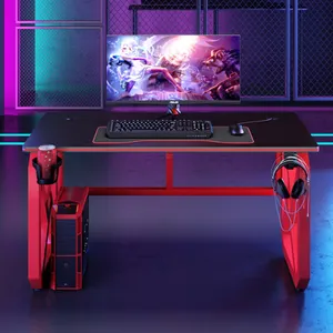 Игровая настольная рабочая станция rgb, самый продаваемый игровой стол со светодиодной подсветкой для ПК, ноутбука, компьютера, игровой стол