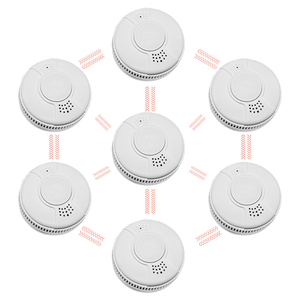 RF 868Mhz EN 14604 Lieferanten von batterie betriebenen Brand melde sensoren Drahtlose Verbindung Brandmelder-Rauchmelder tester - Product Image 1