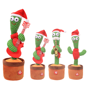 Talking Cactus Dancing Toys Speaking Electronic Plush Toys Twisting Singing Dancer Talking cactus