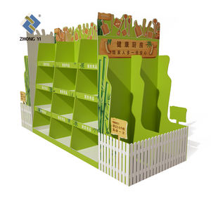 Présentoir de plancher de vente au détail de carton de haute qualité présentoir de palette de casse-croûte/jouets personnalisés - Product Image 5