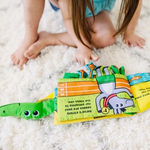 Jouets pelucheux personnalisés histoire de bain d'animaux livres d'apprentissage précoce pour les enfants de 0 à 18 mois de la première année enfants tissu mémoire bébé livre dont - Product Image 5