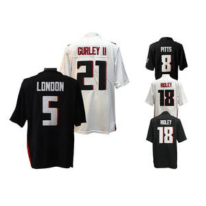 2025 nuevas camisetas de fútbol americano cosidas 6 Koo 7 Robinson 11 Jones 5 London 18 Ridley 21 Gurley II 2 Ryan 24 Freeman - Product Image 5