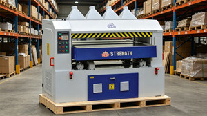Tête de coupe spirale industrielle robuste, dégauchisseuse automatique robuste de 1000 mm et 1300 mm avec moteur pour le travail du bois - Product Image 4