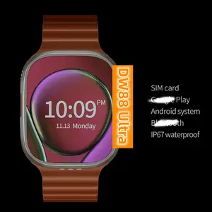DW88 Ultra 8 Montre Connecte Smart Watch 4G Sim Card BT Multi-sports Mode Ip67 Reloj 2inch Ultra Smart Watch Series 8