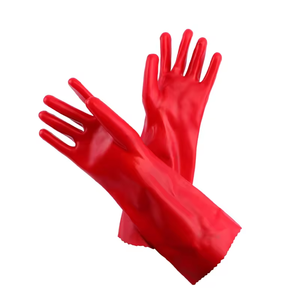 Gants de travail en caoutchouc PVC à manches longues, entièrement enduits, résistants aux produits chimiques, antidérapants, résistants à l'abrasion et aux perforations - Product Image 2