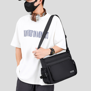 Sac à bandoulière pour ordinateur portable en Oxford multicouche pour <span class=keywords><strong>homme</strong></span>, sac à bandoulière unisexe pour affaires, avec grande capacité, <span class=keywords><strong>porte</strong></span>-gobelet - Product Image 6