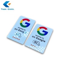 Kartu Bisnis Pintar RFID PVC Mini Tag NFC Kode QR Tautan Media Sosial Pembayaran Tahan Air Pesanan Grosir 13.56MHz
