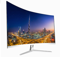 Moniteur de jeu pour ordinateur 27 pouces IPS 1080p incurvé 75Hz 2ms de temps de réponse pour rétroéclairage LED SRGB