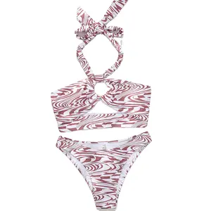 Hui Lin Newly OEM Cover Up Beachwear Bulk Swimwear Triangle Bikini for Women