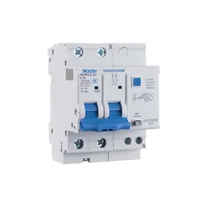 Nader NDB1LE-63 Residual current operated circuit-breakers with integral overcurrent protection 1A-63A 1P 2P 3P 4P RCBO