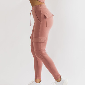 Logo personnalisé en gros Pantalon de jogging Pantalon de randonnée cargo pour femme - Product Image 6