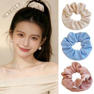 Élastique à cheveux zippé avec poche cachée pour usage quotidien, couleur unie, en flanelle, haute élasticité, design antivol - Product Image 2