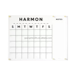 Calendrier mural en acrylique Calendrier mensuel familial en acrylique transparent Calendrier hebdomadaire familial en acrylique personnalisé - Product Image 6