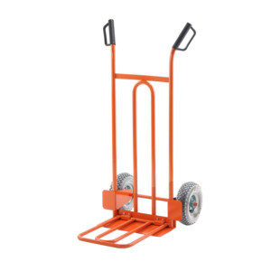 GE040 Hand Cart <b>Trolley</b> with Solid Polyurethane Wheels and Tipping Shovel - Product Image 4