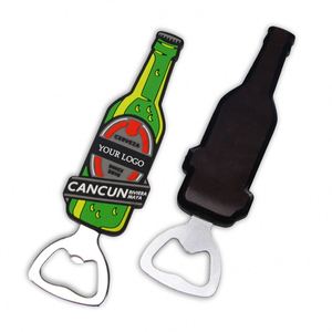 Factory Price Custom <b>Fridge</b> Souvenir Rubber Magnet Pvc Bottle Opener - Product Image 2
