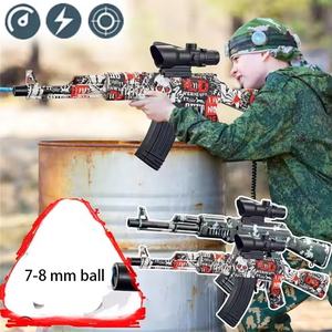 Mainan pistol listrik AK 47, mainan pistol tembak Gel elektrik - Product Image 5