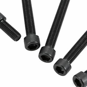 Bibo Yaente Factory Grade 12.9 Carbon Steel Black Oxide Hex <b>Socket</b> Head Cap <b>Screws</b> M6 Allen Bolts Hex <b>Socket</b> Cap <b>Screws</b> Secure - Product Image 1