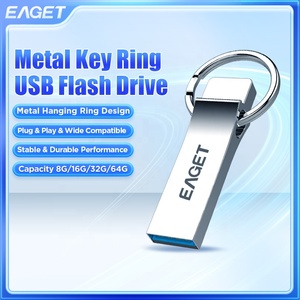 EAGET U9H-3 Customize LOGO USB Stick Wholesale Zinc Alloy Usb Flash Drives Corporate Gift Flash Bellek Disk Memoria USB Pendrive