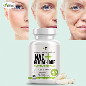 Cápsulas Blanqueadoras de Glutatión OEM 500mg 60 Cápsulas, Píldoras Blanqueadoras de Piel con Colágeno, Glutatión y Vitamina C - Product Image 1