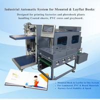 Nouvelle machine automatique de fabrication de livres Double 100, système de reliure de livres photo à plat à colle thermofusible |   Production industrielle de photobooks