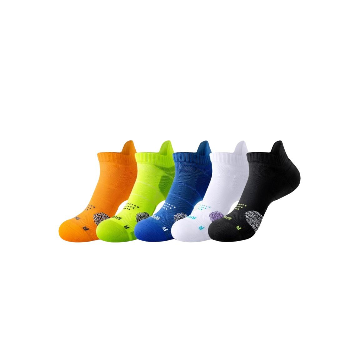 Men's Professional Running & Basketball Sports Socks-Short Summer Sweat-Absorbing Odor-Resistant Special Shock Absorption