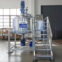 Mélangeur émulsifiant sous vide, machine de fabrication de chocolat mayonnaise, émulsifiant cosmétique en pâte, réservoir de mélange à double enveloppe