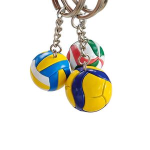 Promotional Gift Sports Ball Key Chain Keyring Bag Car Pendant <b>Small</b> Mini Volleyball Keychain - Product Image 5