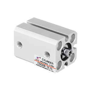 Cylindre à double effet Xingchen CDQSB12/16/20/25-5D*10X50DX30X75*40D Pièces pneumatiques avec filetage interne - Product Image 1