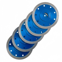 Discos de Corte de Diamante sin Chip de 115mm y 125mm para Azulejos de Porcelana, Ladrillo, Hormigón y Construcción General para Amoladora Angular