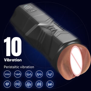 2.23 lb marrone più succhiare vibrazione modalità di stimolazione del pene giocattolo regalo di coppia <span class=keywords><strong>per</strong></span> la masturbazione maschile tasca figa coppetta - Product Image 3