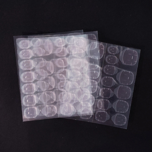 Pegatinas adhesivas transparentes de gelatina de doble cara 3D de fábrica personalizadas, suministros adhesivos invisibles impermeables <span class=keywords><strong>para</strong></span> <span class=keywords><strong>uñas</strong></span>, venta al por mayor - Product Image 1