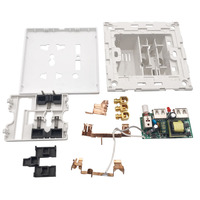 Cargador de Corriente Universal SUMMAO con 2 Puertos USB, Enchufe de Pared CA 110-250V para EE. UU., Reino Unido, UE y Australia, para Teléfonos Móviles