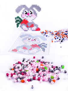 ฟิวส์ชุดลูกปัดแบบทำมือสำหรับเด็กชุดตัวต่อพลาสติกเพื่อการศึกษาแบบ DIY - Product Image 5