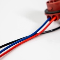 Adaptateur de prise d'alimentation pour éclairage de voiture LED 12V de qualité supérieure, S25 Bay15D 1156 1157, fil de cuivre, plastique, autres accessoires d'éclairage automobile