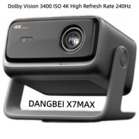 Proyector Láser Tricolor 4K Dolby Vision 3D Dangbei X7 Max con Zoom Óptico, Cine en Casa, 240HZ Alta Frecuencia de Actualización, 3400ISO Alto Brillo