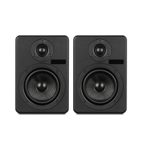Paire d'enceintes de monitoring actives de 5 pouces, enceintes de studio alimentées pour la production musicale en studio