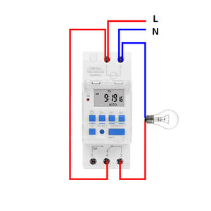 TM919A 110V 220V AC 5V 12V 24V Mini Interruptor Temporizador Digital Inteligente Programable de 7 Días, Relé de 16A para Riel DIN TM919 Z16 - Product Image 3