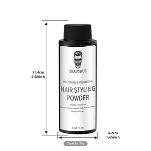 Poudre coiffante volumisante texturante finition mate non <span class=keywords><strong>grasse</strong></span> naturelle légère Salon professionnel hommes femmes soins capillaires - Product Image 6
