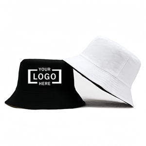 Custom Printed logo Soccer Sport Hat Cotton Bucket Hat Reversible Bucket Hat for Promotion