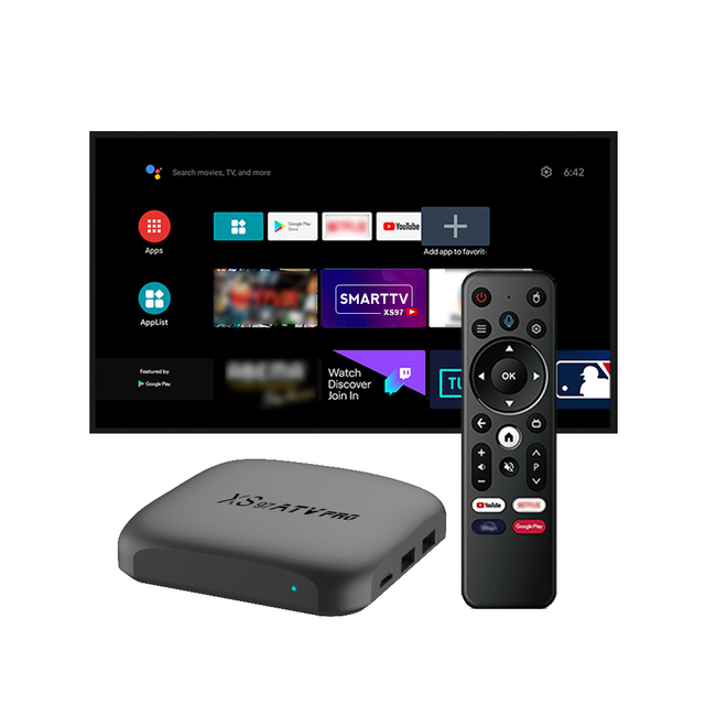 Wholesale Price Xs97 ATV Pro Android 12 4+32GB Tv Box Compatible Google Play With Big Discount