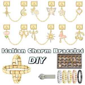 สร้อยข้อมือสแตนเลสสตีลรูปผลไม้แบบโมดูลาร์ DIY สไตล์จี้ห้อย ดีไซน์สร้างสรรค์อเนกประสงค์ - Product Image 1