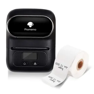 Phomemo M110 Thermal Wireless Label Printer Sticker Mini Printer Barcode Bluetooth Label Maker Price Tag Printers Free APP